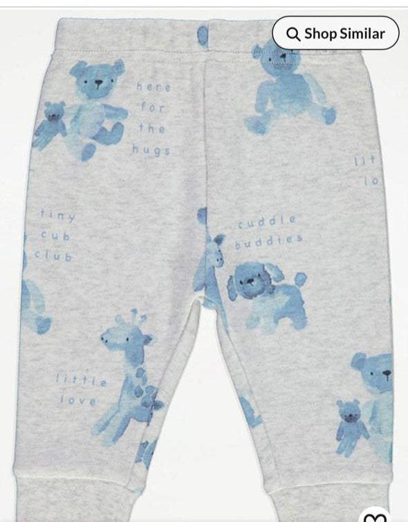 George 3pc Dressing Gown & Pyjamas Set