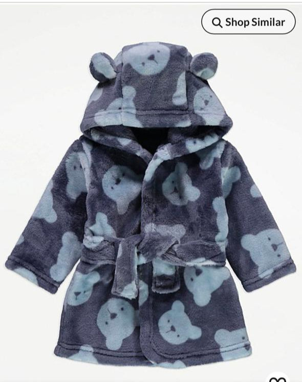George 3pc Dressing Gown & Pyjamas Set