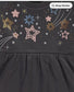 George Charcoal Sequin Star Sweatshirt Dress & Bag Set
