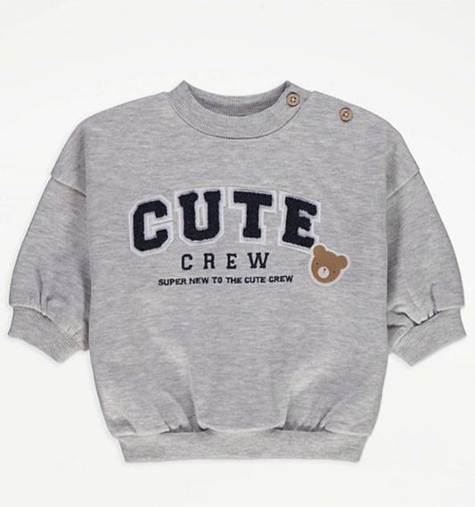 George Bear Cute Crew Sweatshirt
