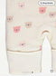 George Cream Bear Fleece 3D Ear Hooded Sleepsuit