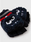 Matalan Navy Stripes Mittens