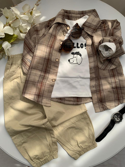"Hello" 3Pc Set