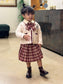 Korean Style 4Pc Cardigan & Skirt Set