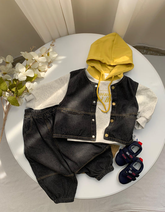 3Pc Denim Set