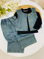 Denim Jacket, Shirt & Pants Set