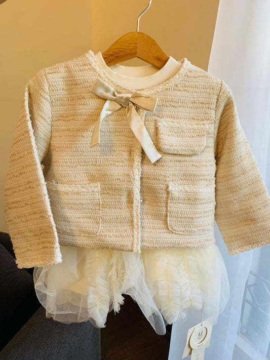 Formal Frock with Cardigan