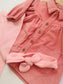 Corduroy Frock with Matching Tights & Headband