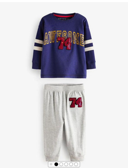 Next "Awesome 74" Shirt & Trouser Set