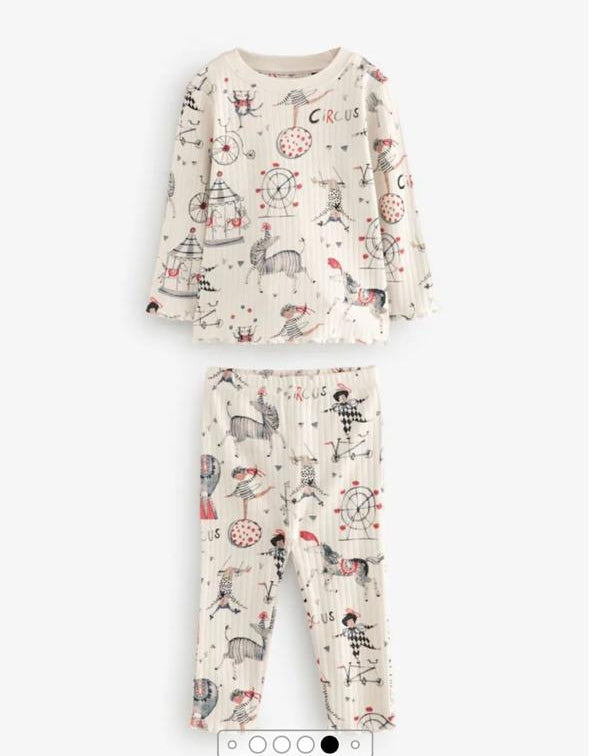 Next "Circus" Ribbed Shirt & Trouser Set