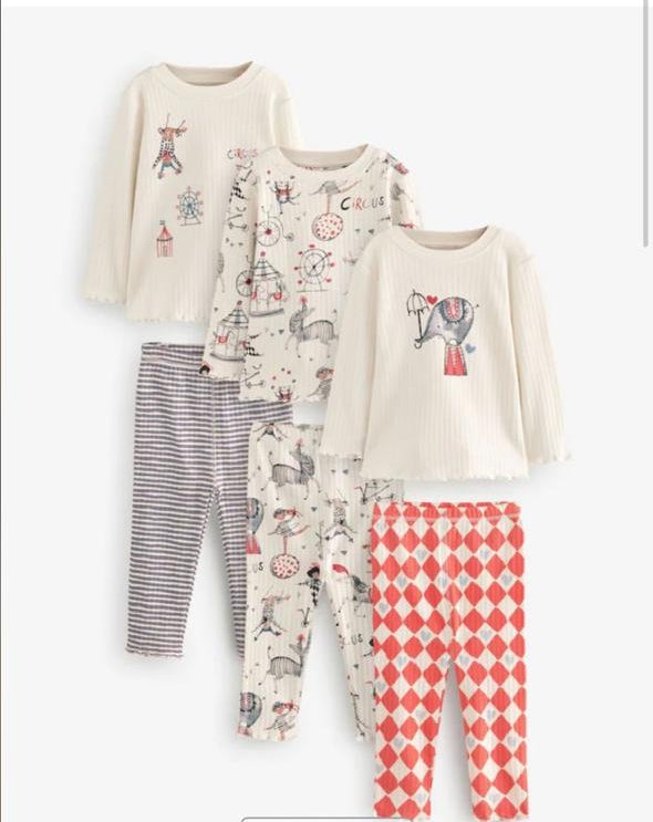 Next "Circus" Ribbed Shirt & Trouser Set