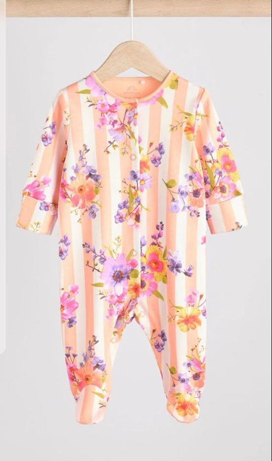 Next Floral Sleepsuit