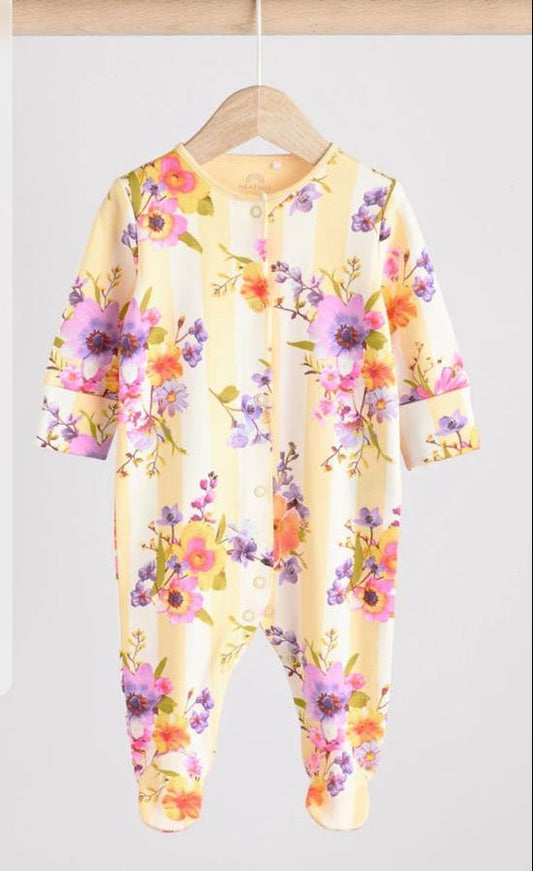 Next Floral Sleepsuit