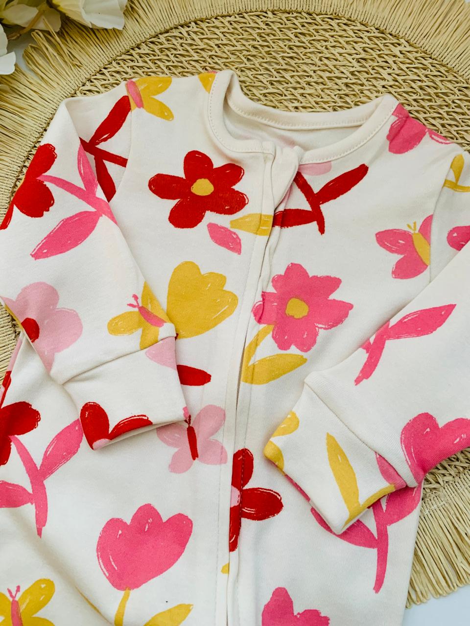 George Floral Sleepsuit
