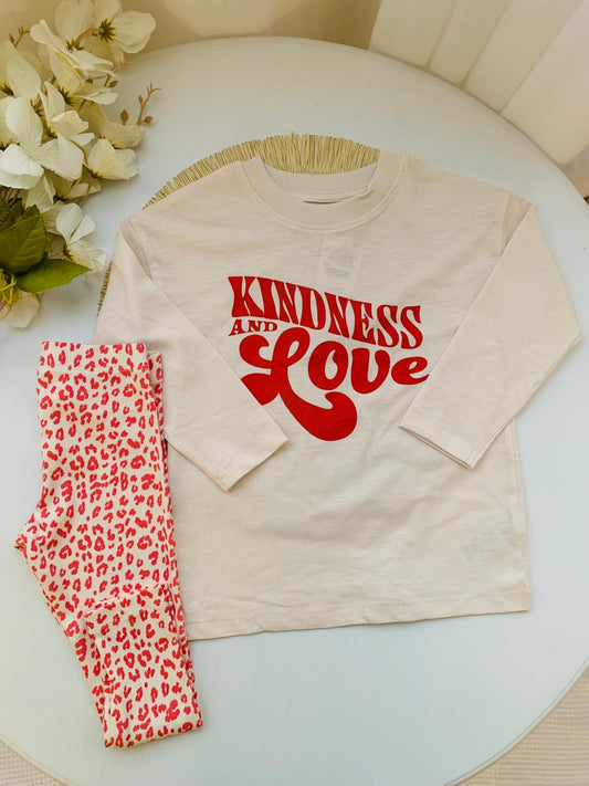 Next "Kindness Love" Shirt & Trouser Set