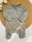 TU Clothing Stripes Fleeced Sleepsuit
