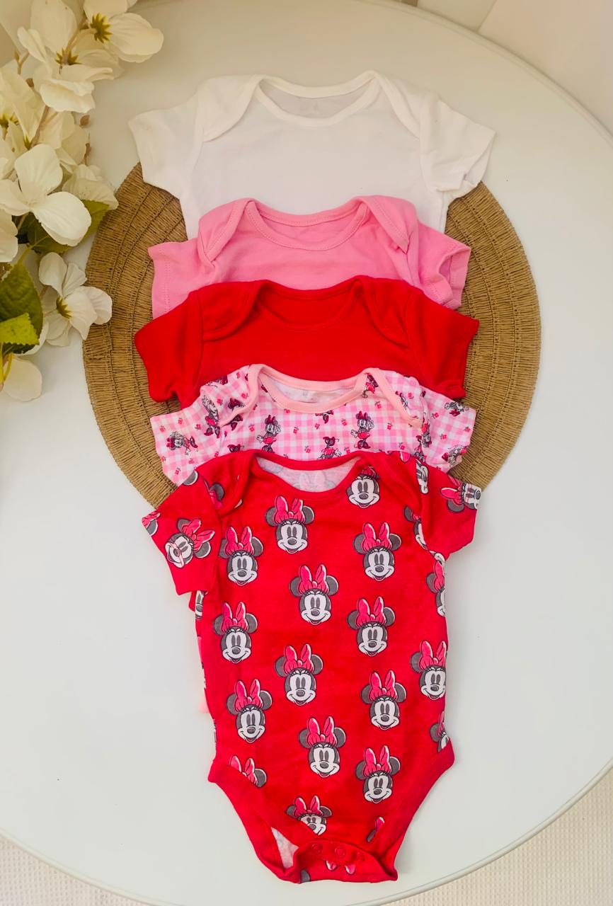 George Pack of 5 Half Sleeves Bodysuits