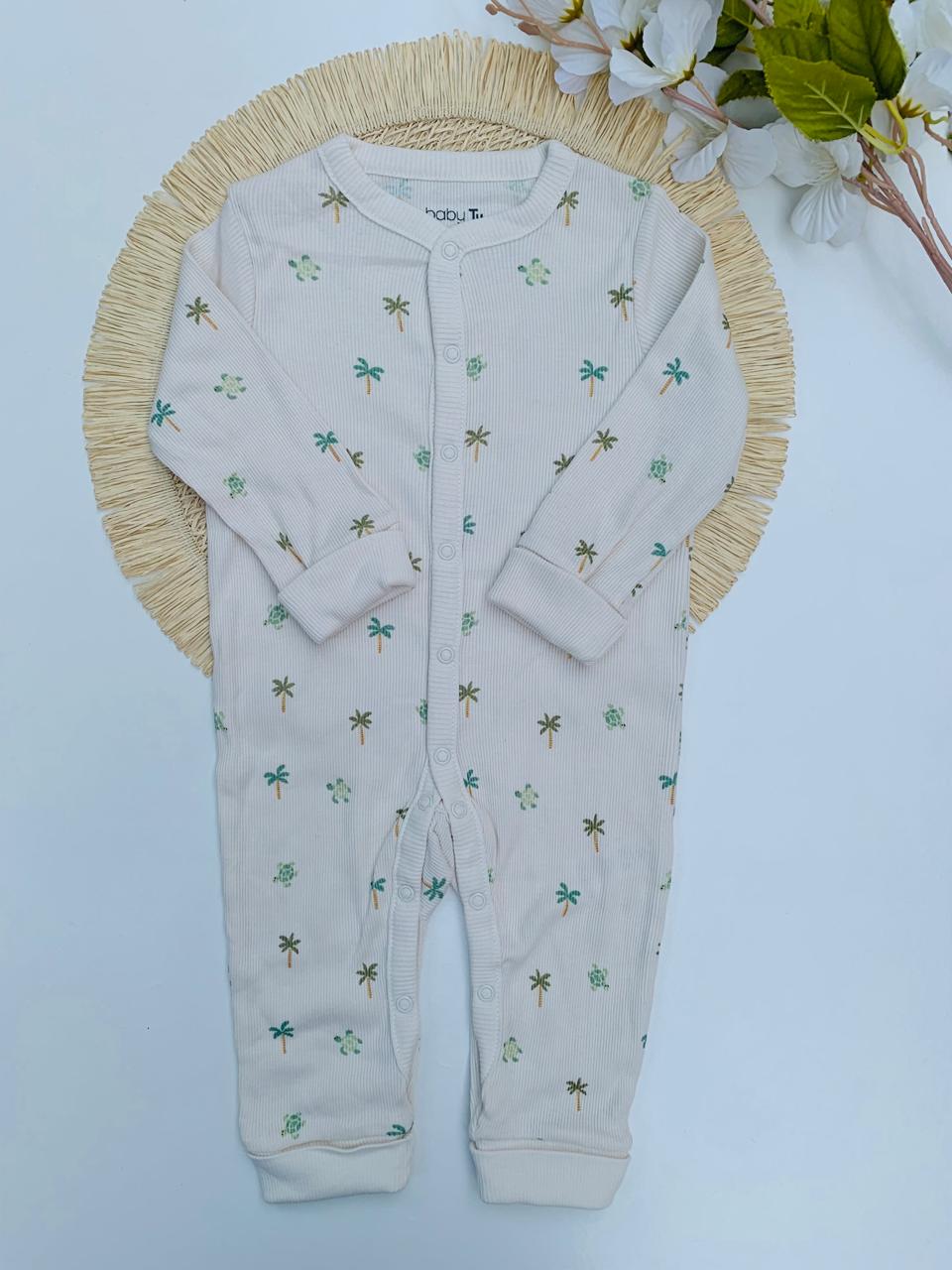TU Clothing Palm Print Sleepsuit