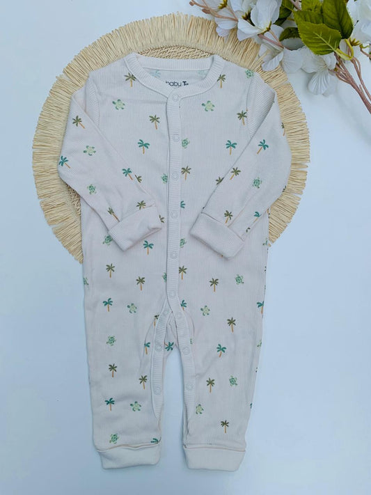 TU Clothing Palm Print Sleepsuit