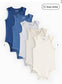 TU Clothing Pack 5 Sleeveless Bodysuits