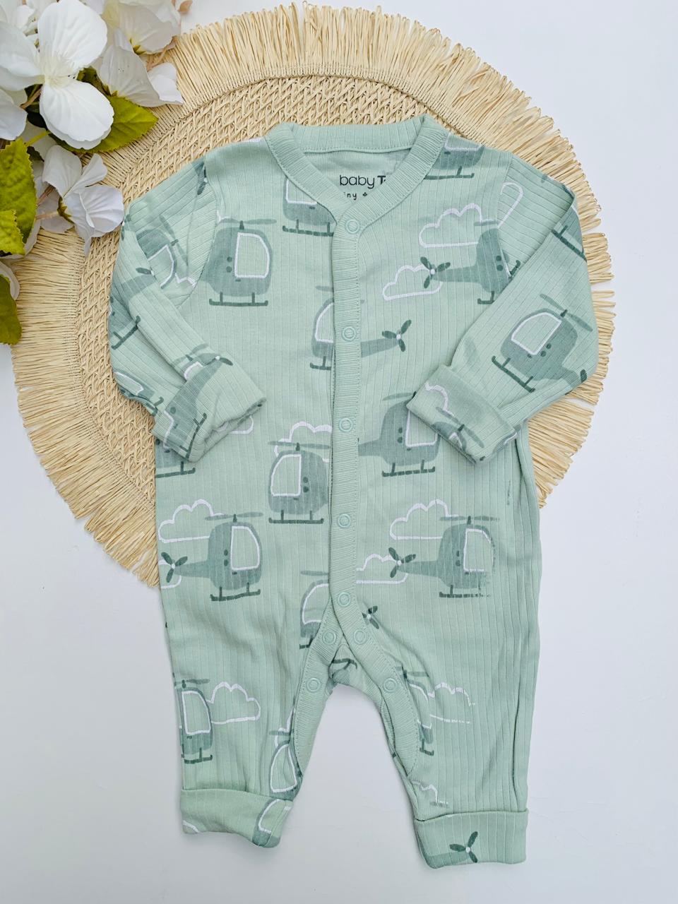 Tu Clothing Ribbed Helicopters Sleepsuit