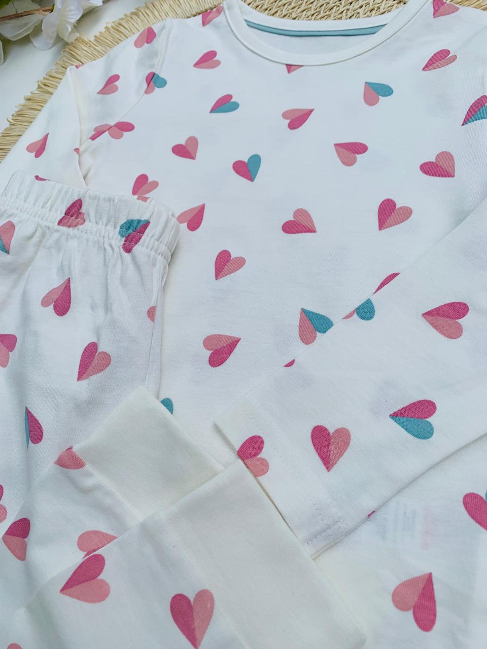 George Heart Print Shirt & Trouser Set
