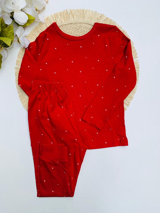 George Hearts Print Shirt & Trouser Set