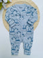 Tu Clothing Vehicles print ribbed Sleepsuit