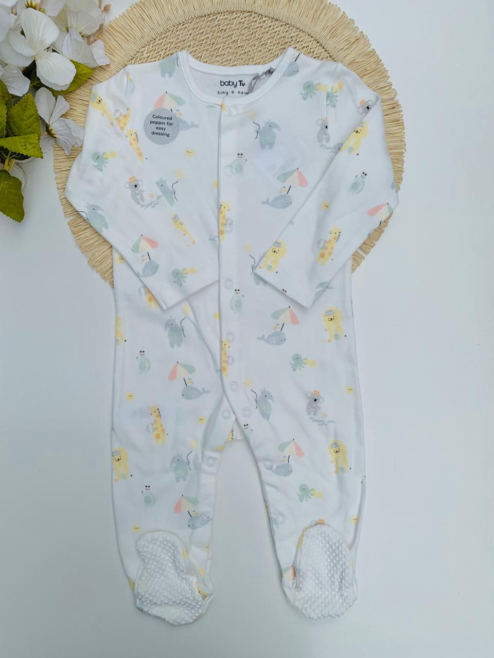 Tu Clothing Wild Animals Sleepsuit