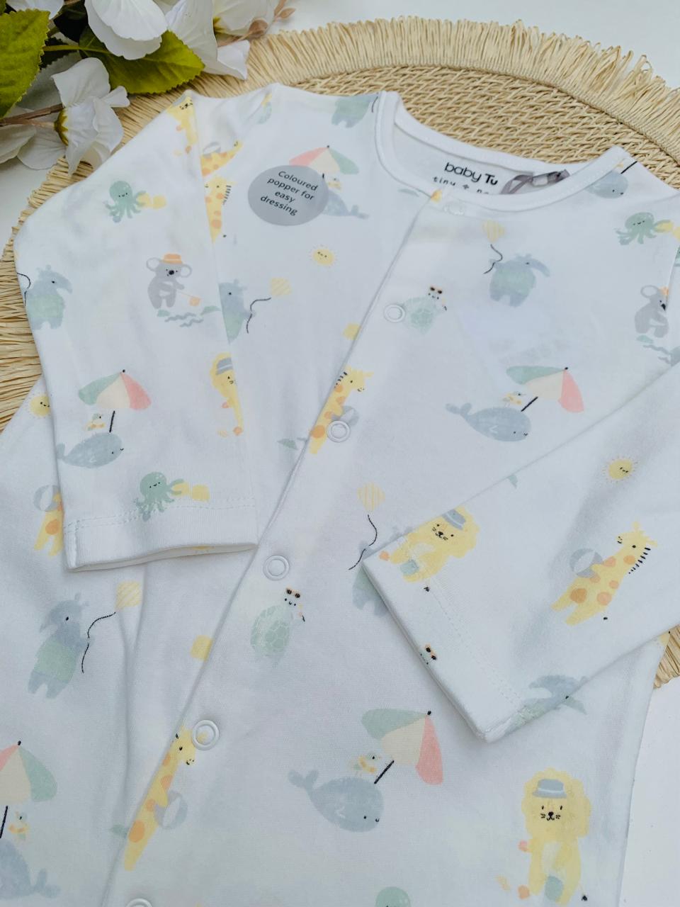 Tu Clothing Wild Animals Sleepsuit