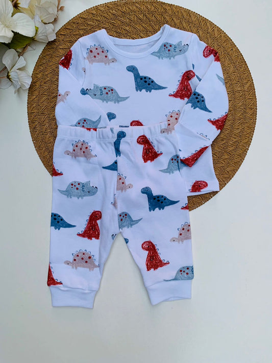 George Dino Print Shirt & Trouser Set