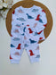 George Dino Print Shirt & Trouser Set