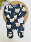 George Bear Fleece Sleepsuit