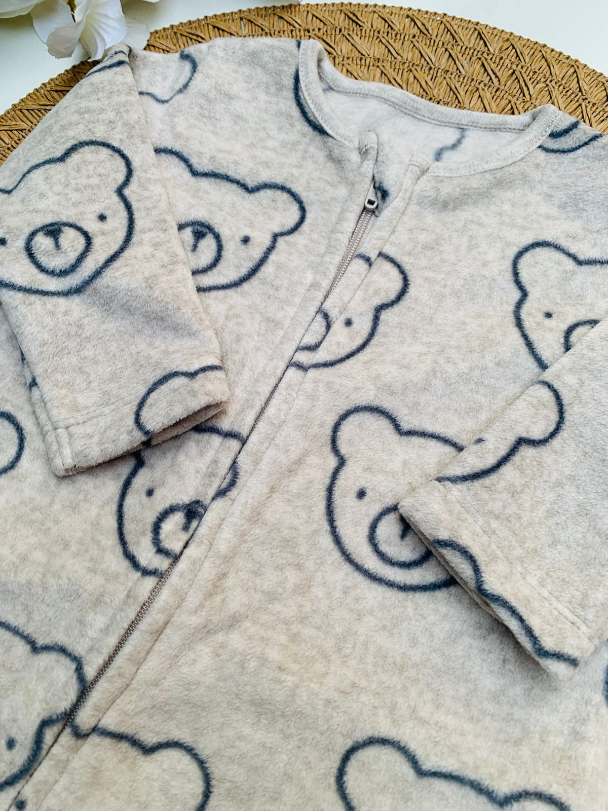 George Bear Fleece Sleepsuit