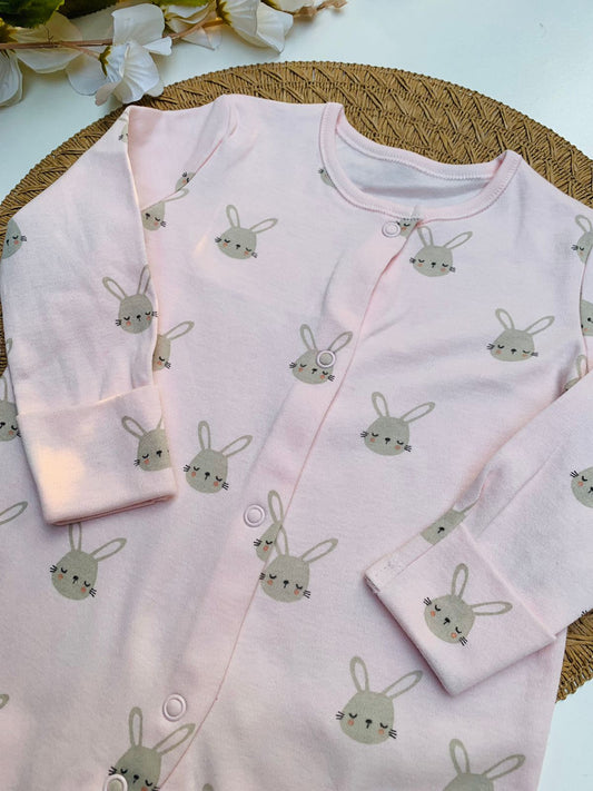 George Buttoned Bunnies Sleepsuit