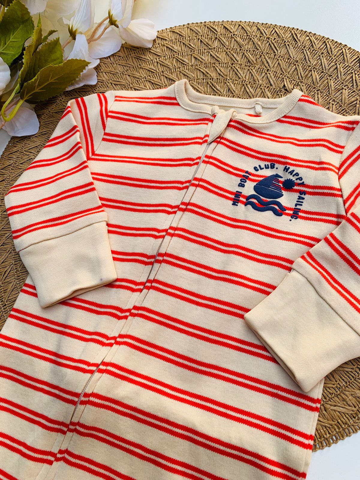 Next "Mini Boat Club Happy Sailing" Sleepsuit
