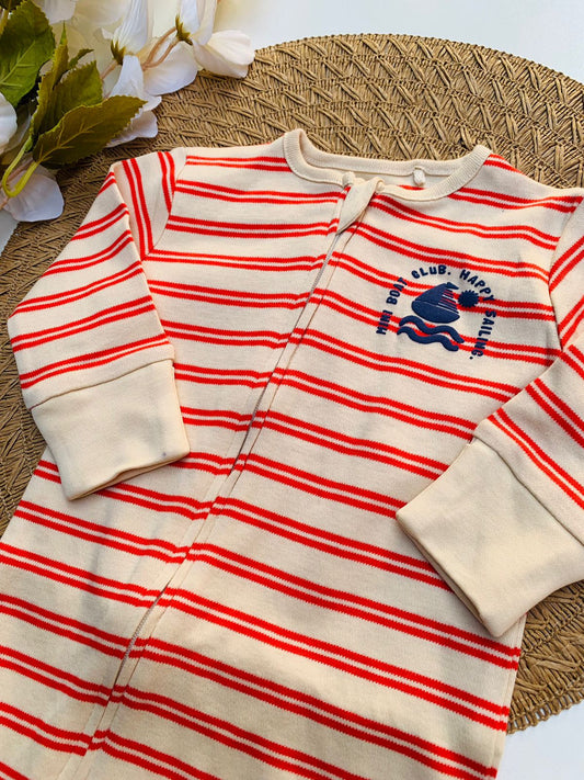 Next "Mini Boat Club Happy Sailing" Sleepsuit