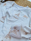 George Giraffe Print Sleepsuit
