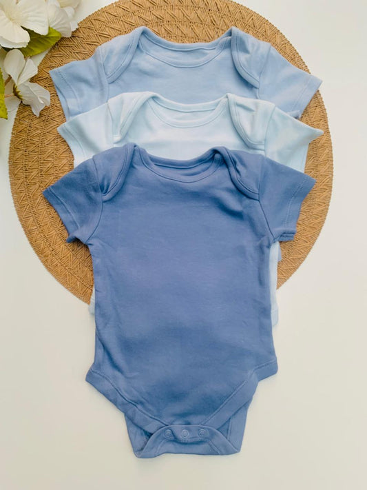 George Pack of 3 Short Sleeves Bodysuits