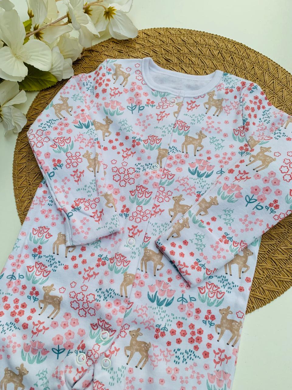 George Floral Bambi Sleepsuit