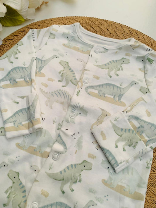 TU Clothing Dino Print Sleepsuit