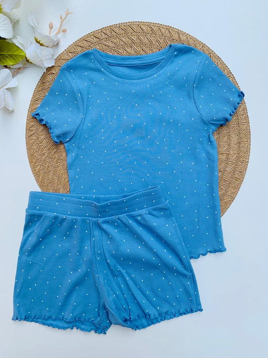 George Polka dots Shirt & Shorts Set