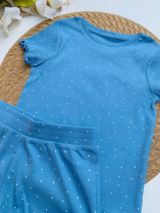 George Polka dots Shirt & Shorts Set