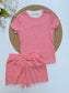 George Striped Shirt & Short Set