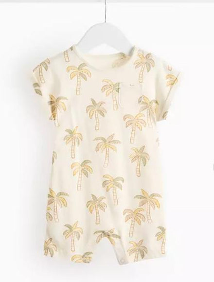 Tu Clothing Palm Trees Romper