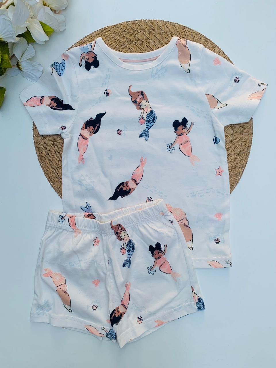 George Mermaid Shirt & Shorts Set