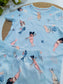 George Mermaid Print shirt & Short Set