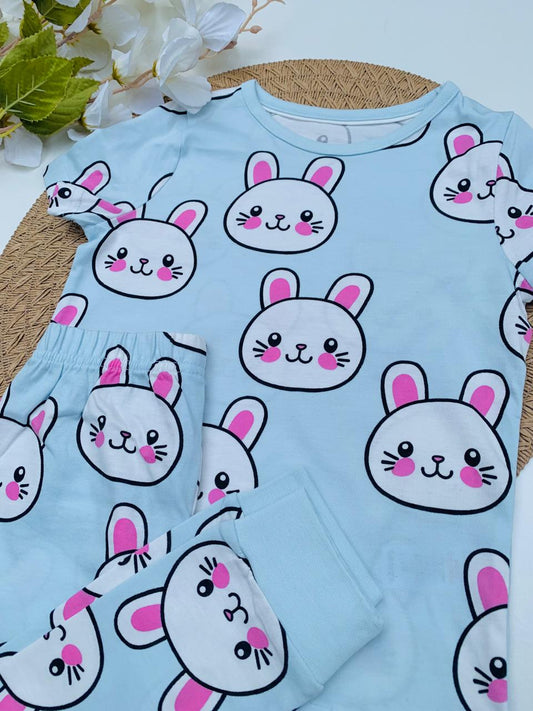 George Bunny Faces Print Shirt & Trouser Set