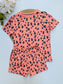 George Leopard Print Shirt & Shorts Set