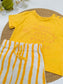 George "I Will Croc your World" Shirt & Shorts Set
